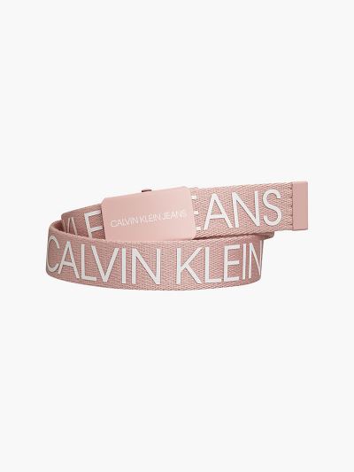 Calvin Klein Táskák & Kiegészítők HU476949 | Calvin Klein Canvas Logo Fiu Öv Rózsaszín
